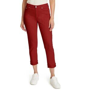 NEW - Nine West Gramercy Crop Jeans - Red